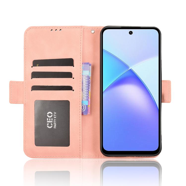 Skin Feel Calf Texture Card Slots Leather Phone Case, For Infinix Smart 10 Plus 4G, For Infinix Smart 10 / Tecno Pop 10 4G, For Infinix GT 30 Pro 5G, For Infinix Note 50s 5G, For Infinix Note 50x 5G, For Infinix Note 50 Pro+                            ...