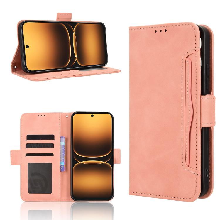 Skin Feel Calf Texture Card Slots Leather Phone Case, For Infinix GT 50 Pro 5G, For Infinix Note 60 Ultra 5G, For Infinix Note Edge 5G, For Infinix Smart 20 4G, For Infinix Note 60 / 60 Pro 5G, For Infinix Hot 60i 5G / Tecno Spark Go 5G                ...