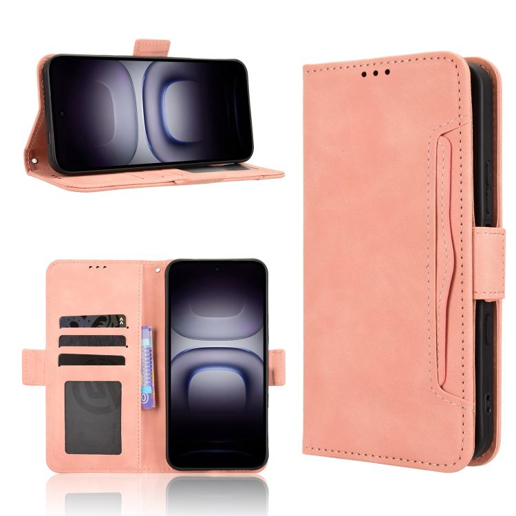 Skin Feel Calf Texture Card Slots Leather Phone Case, For Infinix GT 50 Pro 5G, For Infinix Hot 70 4G, For Infinix Note 60 Ultra 5G, For Infinix Note Edge 5G, For Infinix Smart 20 4G, For Infinix Note 60 / 60 Pro 5G                                     ...