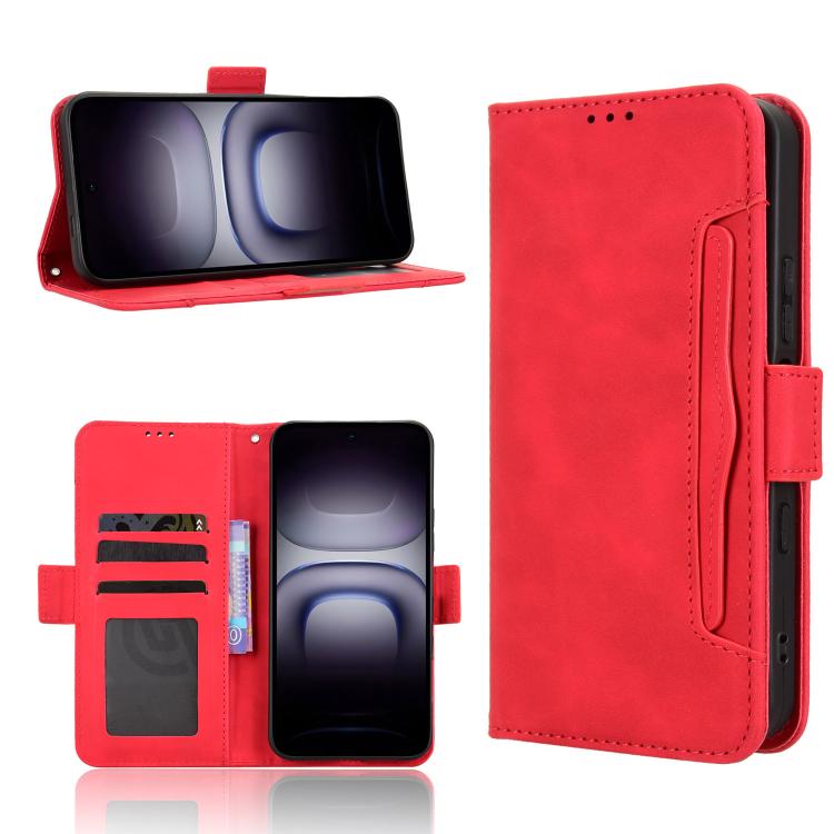 Skin Feel Calf Texture Card Slots Leather Phone Case, For Infinix GT 50 Pro 5G, For Infinix Hot 70 4G, For Infinix Note 60 Ultra 5G, For Infinix Note Edge 5G, For Infinix Smart 20 4G, For Infinix Note 60 / 60 Pro 5G                                     ...