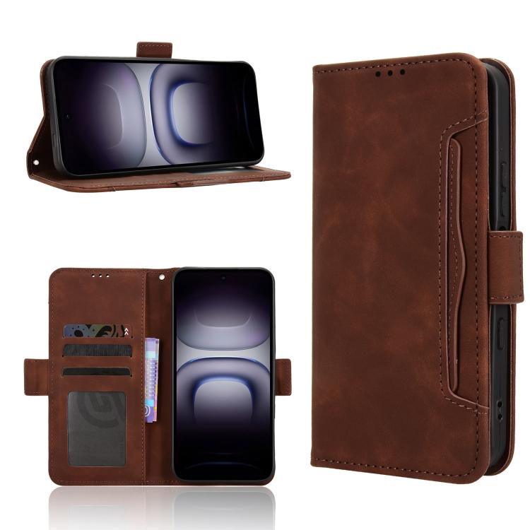 Skin Feel Calf Texture Card Slots Leather Phone Case, For Infinix GT 50 Pro 5G, For Infinix Hot 70 4G, For Infinix Note 60 Ultra 5G, For Infinix Note Edge 5G, For Infinix Smart 20 4G, For Infinix Note 60 / 60 Pro 5G                                     ...