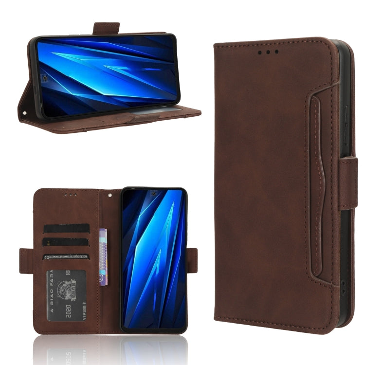 Skin Feel Calf Texture Card Slots Leather Phone Case, For Tecno Spark 20 4G KJ5, For Tecno Pova 5 Pro, For Tecno Pova Neo 3, For Tenco Pova 5 4G, For Tecno Camon 20 Premier 5G, For Tecno Camon 20 Pro 5G, For Tecno Camon 20 Pro
