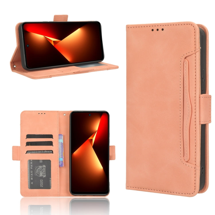 Skin Feel Calf Texture Card Slots Leather Phone Case, For Tecno Spark 20 4G KJ5, For Tecno Pova 5 Pro, For Tecno Pova Neo 3, For Tenco Pova 5 4G, For Tecno Camon 20 Premier 5G, For Tecno Camon 20 Pro 5G, For Tecno Camon 20 Pro