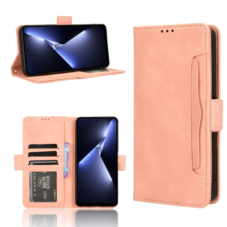 Skin Feel Calf Texture Card Slots Leather Phone Case, For Tecno Spark 20 4G KJ5, For Tecno Pova 5 Pro, For Tecno Pova Neo 3, For Tenco Pova 5 4G, For Tecno Camon 20 Premier 5G, For Tecno Camon 20 Pro 5G, For Tecno Camon 20 Pro