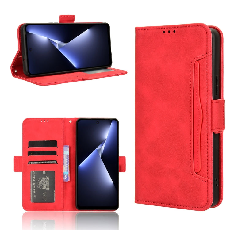 Skin Feel Calf Texture Card Slots Leather Phone Case, For Tecno Spark 20 4G KJ5, For Tecno Pova 5 Pro, For Tecno Pova Neo 3, For Tenco Pova 5 4G, For Tecno Camon 20 Premier 5G, For Tecno Camon 20 Pro 5G, For Tecno Camon 20 Pro
