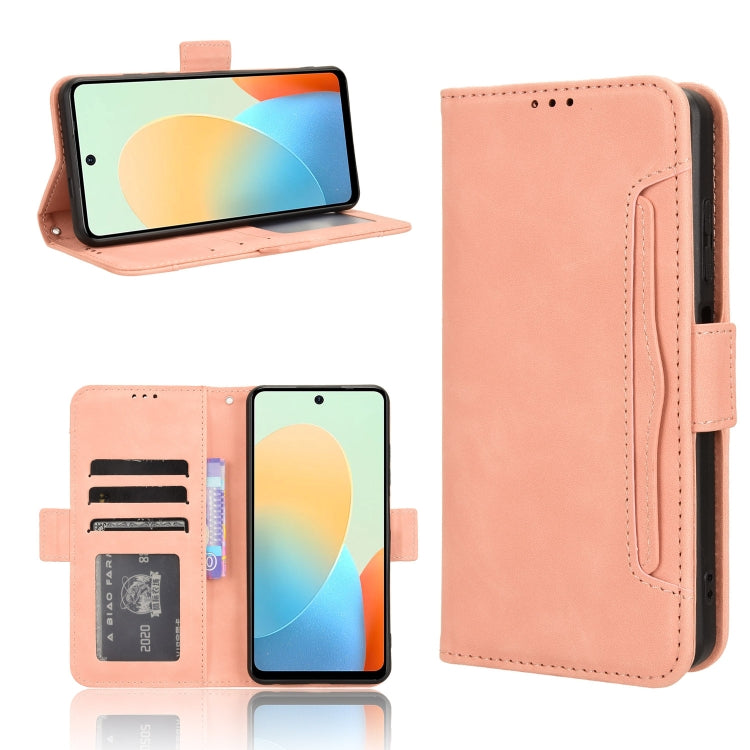 Skin Feel Calf Texture Card Slots Leather Phone Case, For Tecno Spark 20 Pro+ 4G KJ7, For Tecno Spark 20 Pro 4G KJ6, For Tecno Spark Go 2024 / Spark 20C, For Tecno Spark 20 4G KJ5, For Tecno Pova 5 Pro, For Tecno Pova Neo 3, For Tenco Pova 5 4G��������...