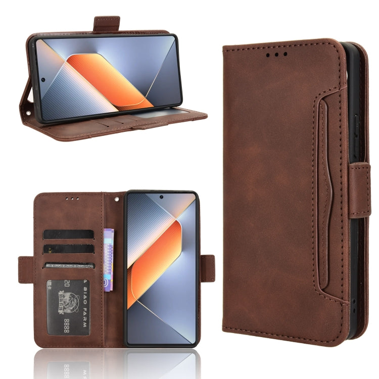 Skin Feel Calf Texture Card Slots Leather Phone Case, For Tecno Camon 30 Premier 5G, For Tecno Pova 6 Neo 4G, For Tecno Pova 6 4G, For Tecno Camon 30 Pro 5G, For Tecno Camon 30 5G / 4G, For Tecno Pova 6 Pro 5G, For Tecno Spark 20 Pro+ 4G KJ7           ...