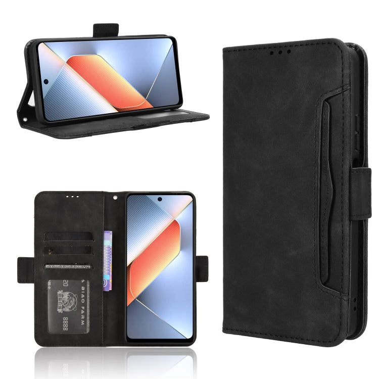 Skin Feel Calf Texture Card Slots Leather Phone Case, For Tecno Camon 30 Premier 5G, For Tecno Pova 6 Neo 4G, For Tecno Pova 6 4G, For Tecno Camon 30 Pro 5G, For Tecno Camon 30 5G / 4G, For Tecno Pova 6 Pro 5G, For Tecno Spark 20 Pro+ 4G KJ7           ...