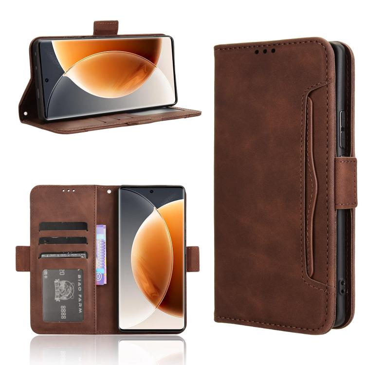 Skin Feel Calf Texture Card Slots Leather Phone Case, For Tecno Camon 40 Premier 5G, For Tecno Camon 40 4G, For Tecno Camon 30S 4G / 30S Pro 4G, For Tecno Pova 6 Neo 5G / Spark 30 5G, For Tecno Spark 30 Pro 4G, For Tecno Spark 30 4G                    ...
