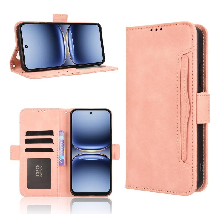 Skin Feel Calf Texture Card Slots Leather Phone Case, For Tecno Pova 7 5G, For Tecno Spark 40 Pro+ 4G, For Tecno Spark 40 Pro 4G, For Tecno Spark 40 4G, For Tecno Pova 7 Ultra 5G, For Tecno Pova 7 4G, For Tecno Spark Go 2 4G, For Tecno Pova Curve 5G   ...