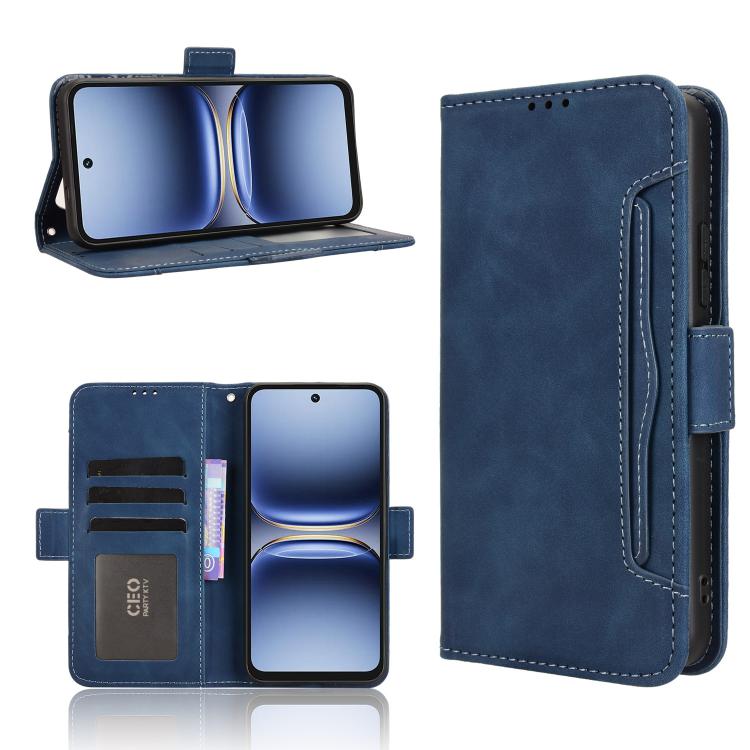 Skin Feel Calf Texture Card Slots Leather Phone Case, For Tecno Pova 7 5G, For Tecno Spark 40 Pro+ 4G, For Tecno Spark 40 Pro 4G, For Tecno Spark 40 4G, For Tecno Pova 7 Ultra 5G, For Tecno Pova 7 4G, For Tecno Spark Go 2 4G, For Tecno Pova Curve 5G   ...