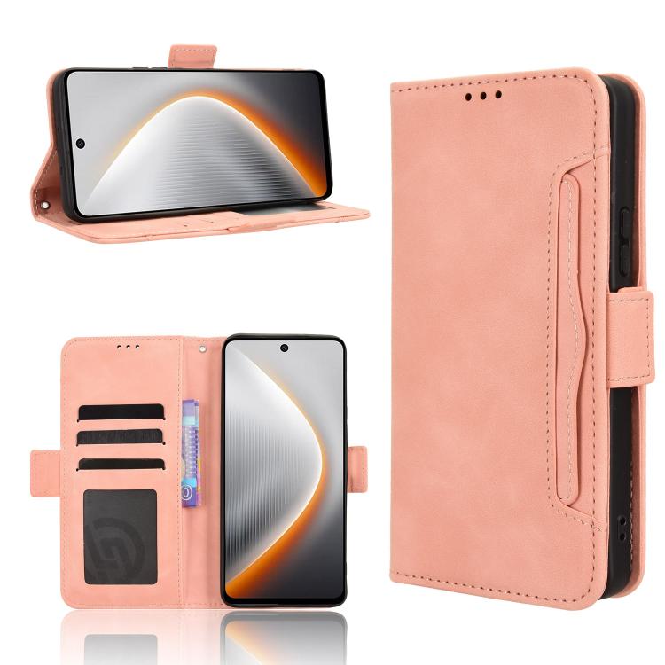 Skin Feel Calf Texture Card Slots Leather Phone Case, For Tecno Spark Slim, For Tecno Spark 40C, For Tecno Pova 7 Pro 5G, For Tecno Pova 7 5G, For Tecno Spark 40 Pro+ 4G, For Tecno Spark 40 Pro 4G, For Tecno Spark 40 4G, For Tecno Pova 7 Ultra 5G������...