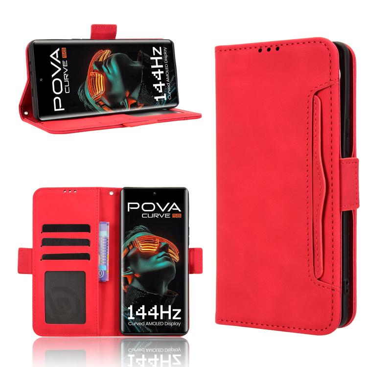 Skin Feel Calf Texture Card Slots Leather Phone Case, For Tecno Spark Go 2 4G, For Tecno Pova Curve 5G, For Tecno Camon 40 Pro 4G / 5G, For Tecno Camon 40 Premier 5G, For Tecno Camon 40 4G, For Tecno Camon 30S 4G / 30S Pro 4G���������������������������...