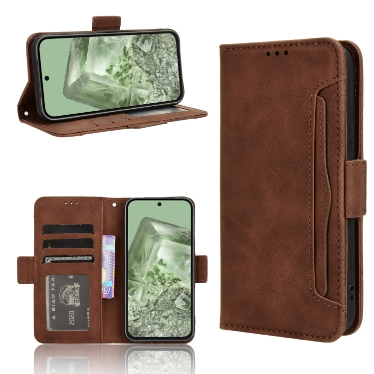 Skin Feel Calf Texture Card Slots Leather Phone Case, For Google Pixel 10 Pro XL, For Google Pixel 10 Pro / 10, For Google Pixel 9a, For Google Pixel 9 Pro, For Google Pixel 9, For Google Pixel 8a, For Google Pixel 8 Pro, For Google Pixel 8