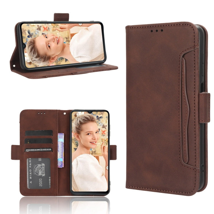 Skin Feel Calf Texture Card Slots Leather Phone Case, For Oukitel C33, For Oukitel C32