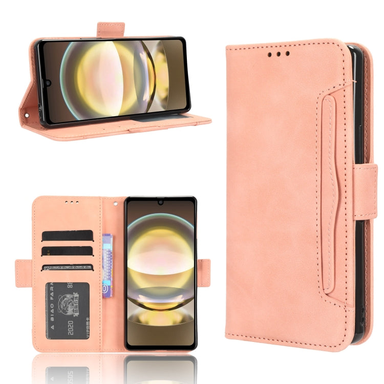 Skin Feel Calf Texture Card Slots Leather Phone Case, For Sharp Aquos R8 Pro / Leica Leitz Phone 3, For Sharp Aquos R8, For Sharp Mamorino6