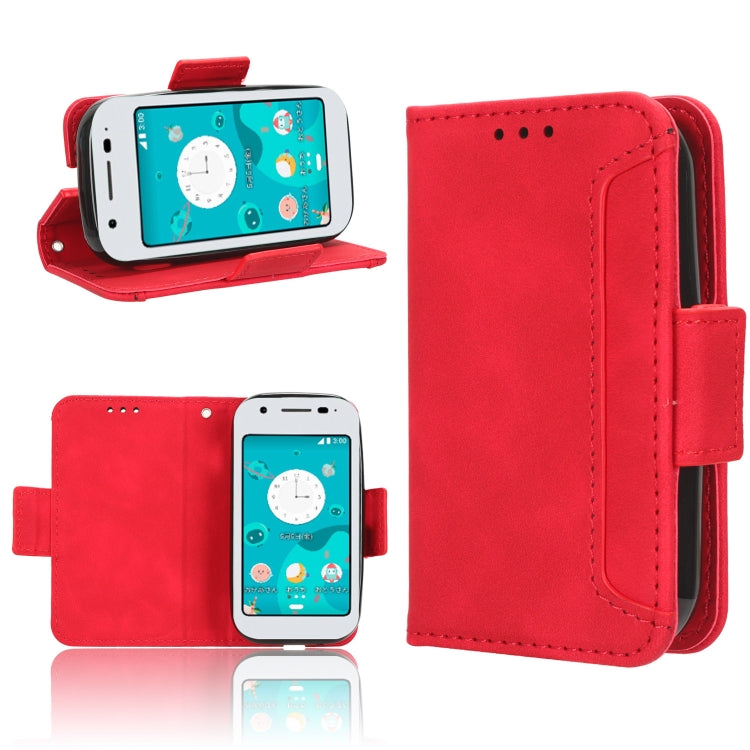 Skin Feel Calf Texture Card Slots Leather Phone Case, For Sharp Aquos R8, For Sharp Mamorino6