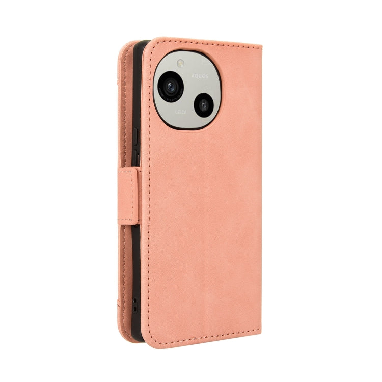 Skin Feel Calf Texture Card Slots Leather Phone Case, For Sharp Aquos R9, For Sharp Aquos Sense8, For Sharp Aquos R8 Pro / Leica Leitz Phone 3, For Sharp Aquos R8, For Sharp Mamorino6