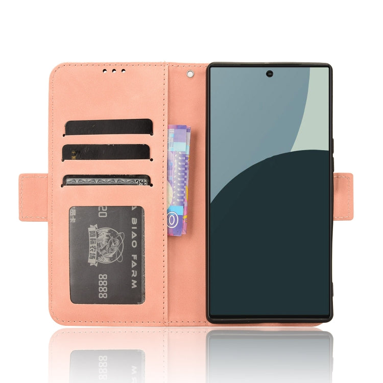 Skin Feel Calf Texture Card Slots Leather Phone Case, For Sharp Aquos R9, For Sharp Aquos Sense8, For Sharp Aquos R8 Pro / Leica Leitz Phone 3, For Sharp Aquos R8, For Sharp Mamorino6