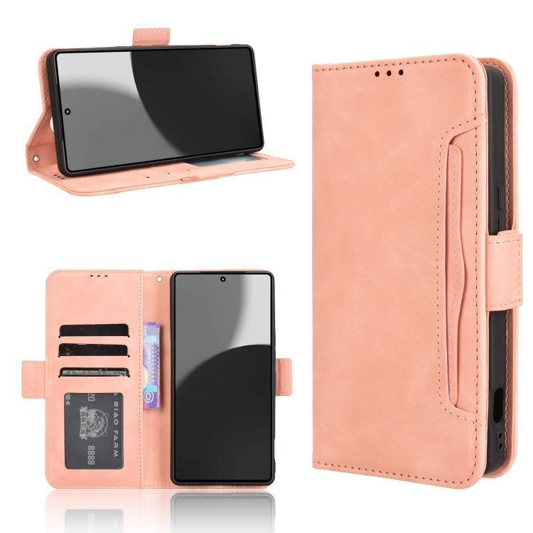 Skin Feel Calf Texture Card Slots Leather Phone Case, For Sharp Aquos R10, For Sharp Aquos wish5, For Sharp Basio Active3, For Sharp Aquos Sense9, For Sharp Aquos R9 Pro, For Sharp Aquos wish4, For Sharp Aquos R9, For Sharp Aquos Sense8����������������...