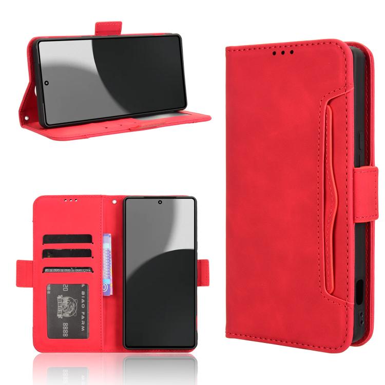 Skin Feel Calf Texture Card Slots Leather Phone Case, For Sharp Aquos R10, For Sharp Aquos wish5, For Sharp Basio Active3, For Sharp Aquos Sense9, For Sharp Aquos R9 Pro, For Sharp Aquos wish4, For Sharp Aquos R9, For Sharp Aquos Sense8����������������...