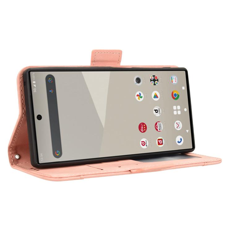 Skin Feel Calf Texture Card Slots Leather Phone Case, For Sharp Aquos R10, For Sharp Aquos wish5, For Sharp Basio Active3, For Sharp Aquos Sense9, For Sharp Aquos R9 Pro, For Sharp Aquos wish4, For Sharp Aquos R9, For Sharp Aquos Sense8����������������...