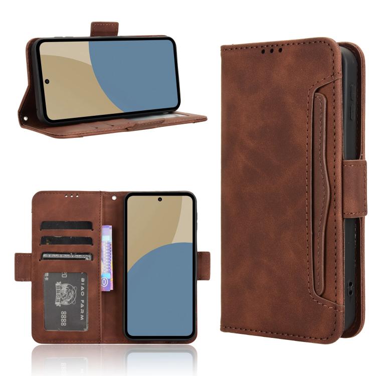 Skin Feel Calf Texture Card Slots Leather Phone Case, For Sharp Aquos R11, For Sharp Aquos Sense10, For Sharp Aquos R10, For Sharp Aquos wish5, For Sharp Basio Active3, For Sharp Aquos Sense9, For Sharp Aquos R9 Pro, For Sharp Aquos wish4              ...
