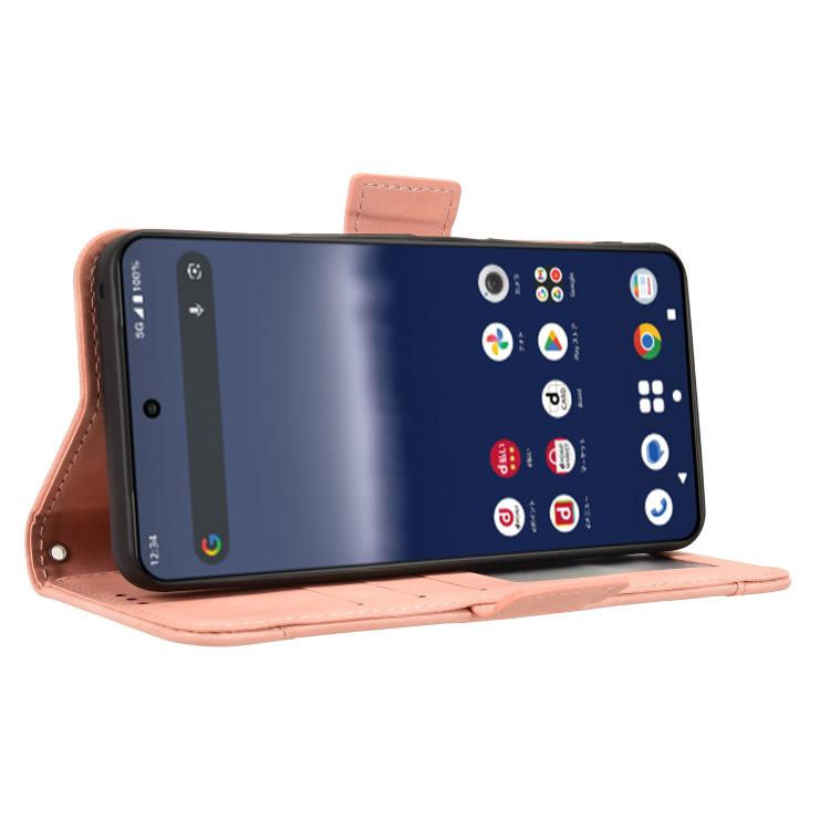 Skin Feel Calf Texture Card Slots Leather Phone Case, For Sharp Aquos R11, For Sharp Aquos Sense10, For Sharp Aquos R10, For Sharp Aquos wish5, For Sharp Basio Active3, For Sharp Aquos Sense9, For Sharp Aquos R9 Pro, For Sharp Aquos wish4              ...
