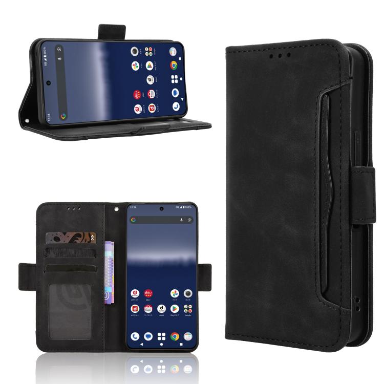 Skin Feel Calf Texture Card Slots Leather Phone Case, For Sharp Aquos R11, For Sharp Aquos Sense10, For Sharp Aquos R10, For Sharp Aquos wish5, For Sharp Basio Active3, For Sharp Aquos Sense9, For Sharp Aquos R9 Pro, For Sharp Aquos wish4              ...