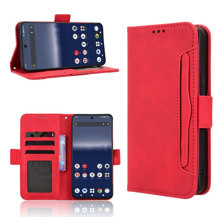 Skin Feel Calf Texture Card Slots Leather Phone Case, For Sharp Aquos R11, For Sharp Aquos Sense10, For Sharp Aquos R10, For Sharp Aquos wish5, For Sharp Basio Active3, For Sharp Aquos Sense9, For Sharp Aquos R9 Pro, For Sharp Aquos wish4              ...