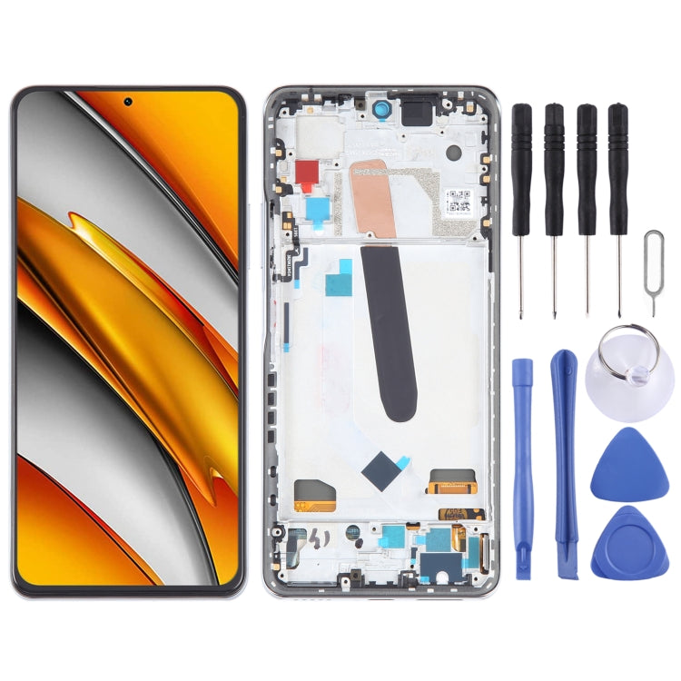 LCD Screen For Digitizer Full Assembly with Frame