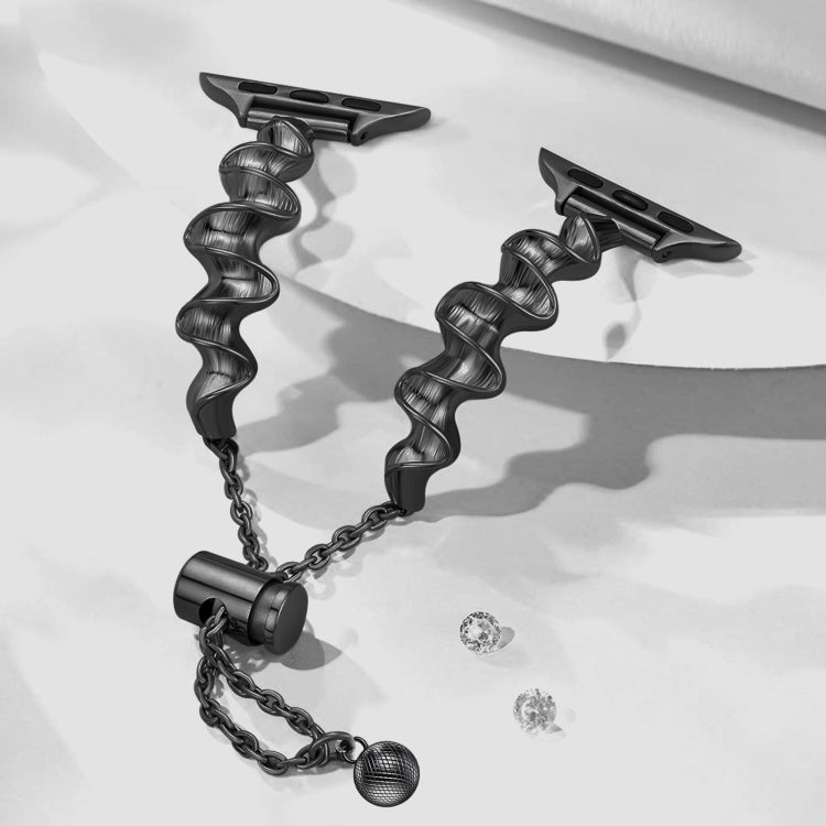 Ribbon Wave Metal Watch Band