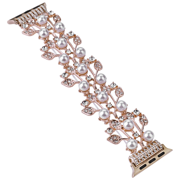 Four-leaf Bead Metal Watch Band