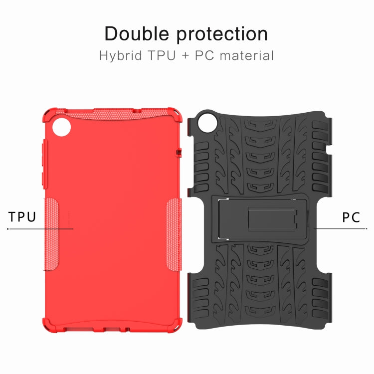 Tire Texture TPU + PC Tablet Case with Holder