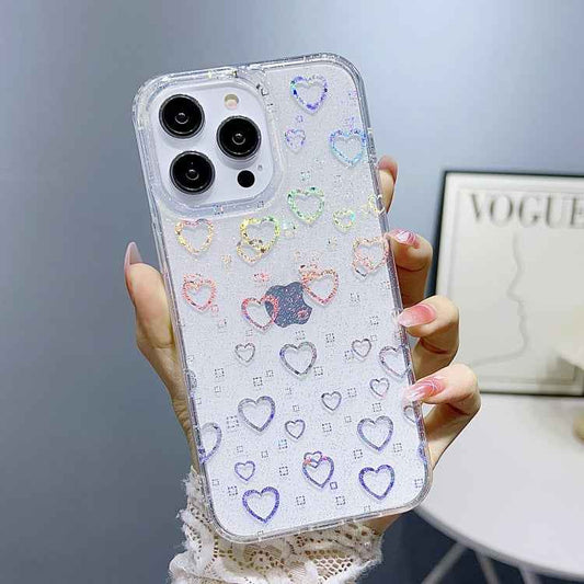 Little Star Series Glitter Powder TPU Phone Case