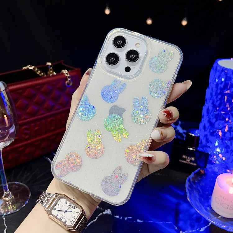 Little Star Series Glitter Powder TPU Phone Case