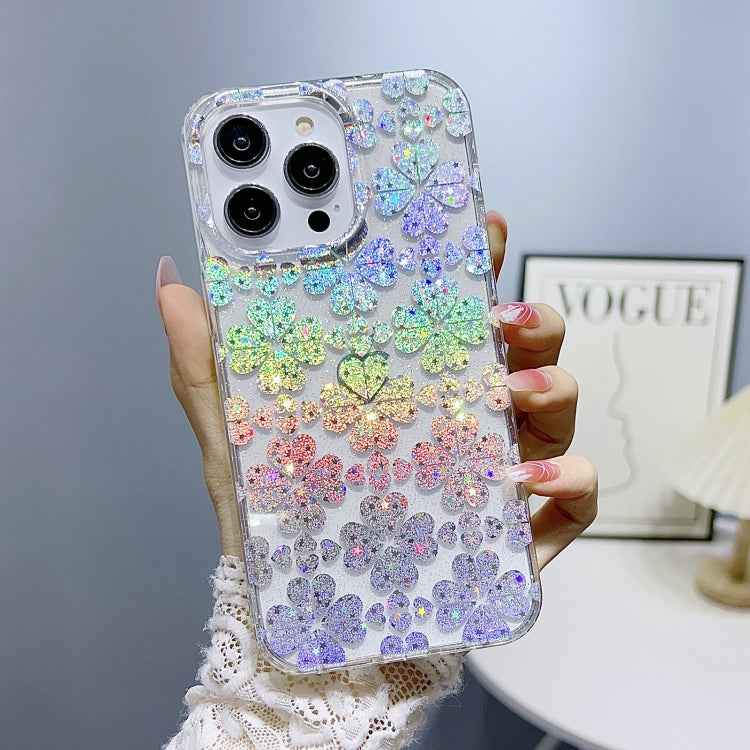 Little Star Series Glitter Powder TPU Phone Case