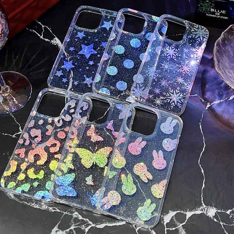 Little Star Series Glitter Powder TPU Phone Case