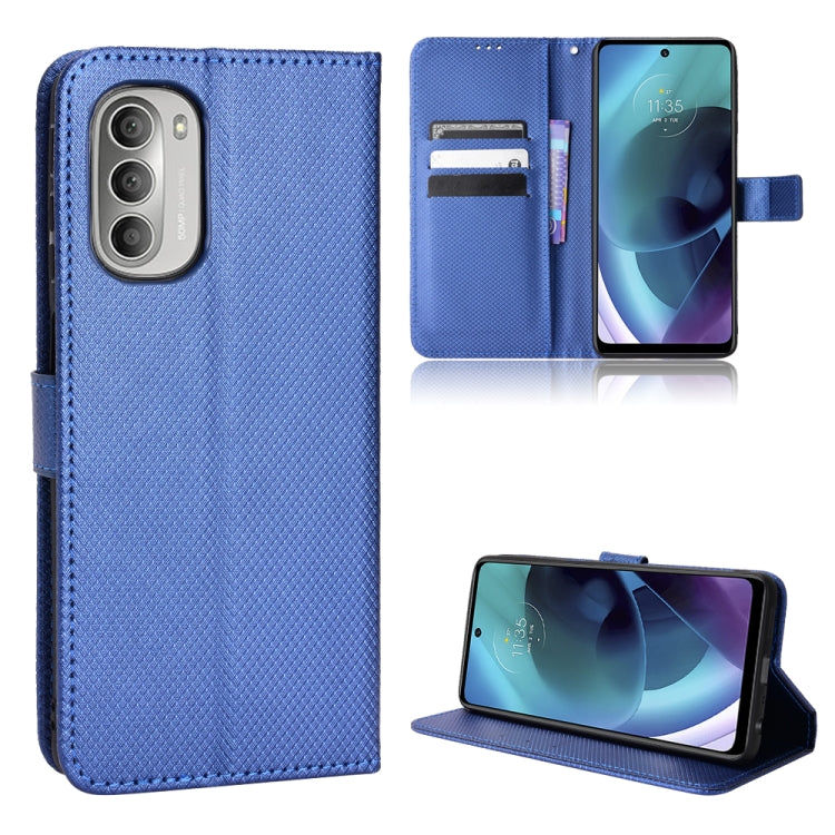 Diamond Texture Leather Phone Case, For Motorola Moto G52J 5G