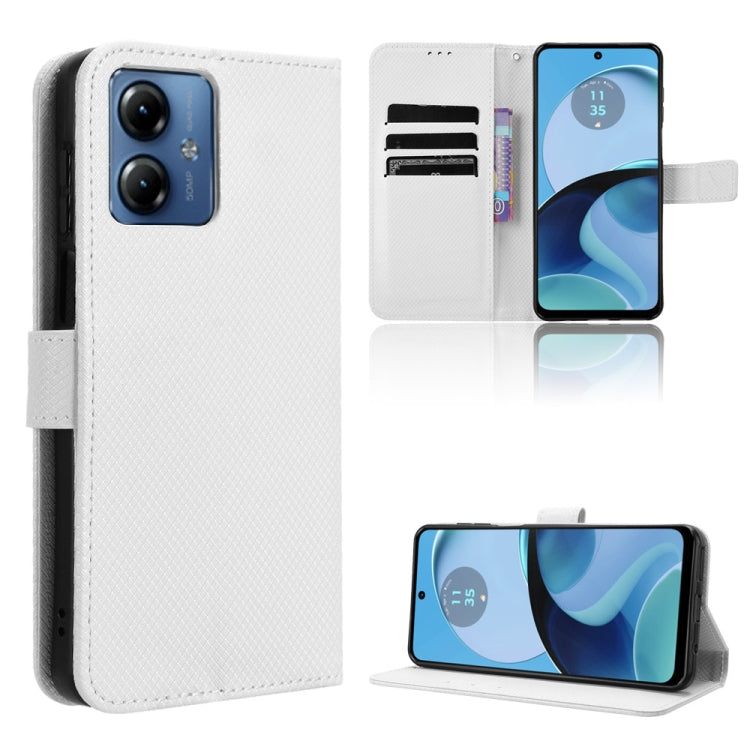 Diamond Texture Leather Phone Case, For Motorola Edge 40 Neo 5G, For Motorola Moto G14 4G, For Motorola Moto G Stylus 4G 2023, For Motorola Edge 40, For Motorola Moto G Stylus 5G 2023, For Motorola Moto G53 / G13, For Motorola Moto G 5G 2023           ...