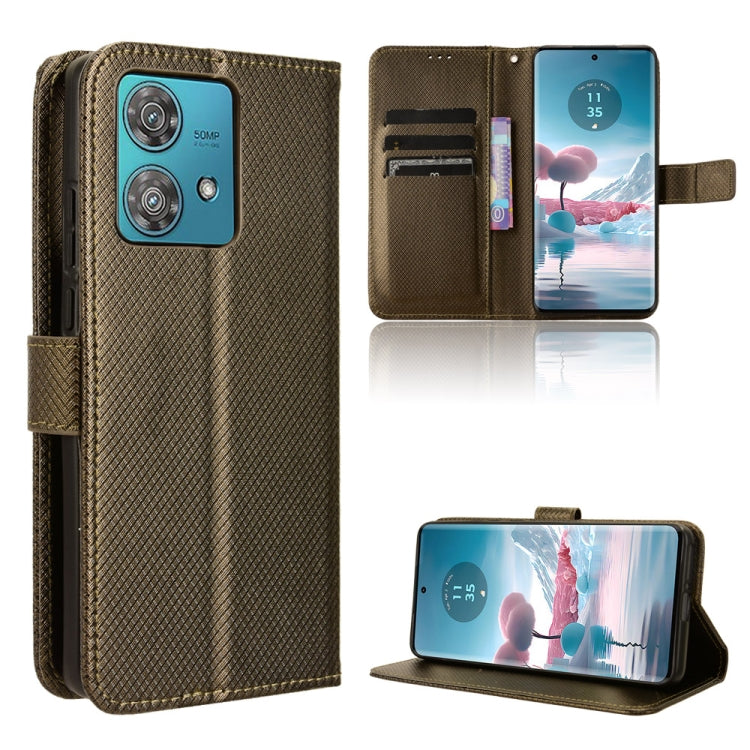 Diamond Texture Leather Phone Case, For Motorola Edge 40 Neo 5G, For Motorola Moto G14 4G, For Motorola Moto G Stylus 4G 2023, For Motorola Edge 40, For Motorola Moto G Stylus 5G 2023, For Motorola Moto G53 / G13, For Motorola Moto G 5G 2023           ...