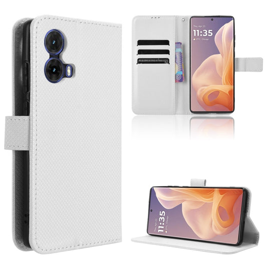 Diamond Texture Leather Phone Case, For Motorola Moto G85 5G / S50 Neo 5G, For Motorola Moto E14 / G04s / G24 Power, For Motorola Edge 2024 5G, For Motorola Edge 50 Ultra / Moto X50 Ultra, For Motorola Edge 50 Pro, For Motorola Edge 50 Fusion          ...