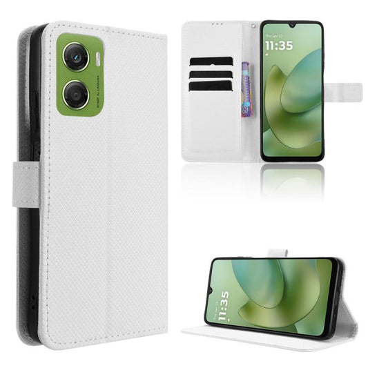 Diamond Texture Leather Phone Case, For Motorola Moto G06 / G06 Power, For Motorola Edge 70 5G, For Motorola Moto G56 / G66j / G66y 5G, For Motorola Edge 60 Pro / 60s Pro 5G, For Motorola Moto G86 Power 5G, For Motorola Moto G86 5G                     ...