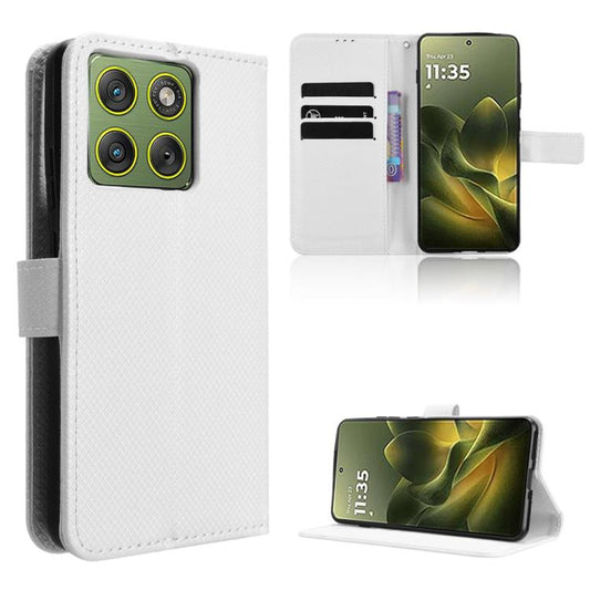 Diamond Texture Leather Phone Case, For Motorola Edge 70 5G, For Motorola Moto G56 / G66j / G66y 5G, For Motorola Edge 60 Pro / 60s Pro 5G, For Motorola Moto G86 Power 5G, For Motorola Moto G86 5G, For Motorola Moto G Stylus 5G 2025                    ...