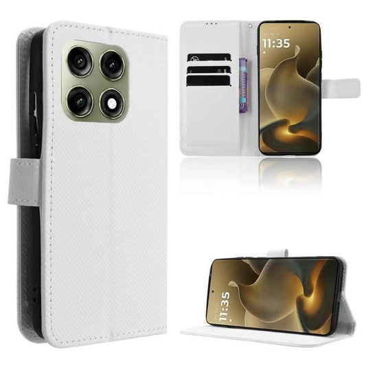 Diamond Texture Leather Phone Case, For Motorola Edge 70 Pro 5G, For Motorola Moto X70 Air Pro / Signature 5G, For Motorola Moto G17 / G17 Power 4G, For Motorola Moto G67 / G77 5G, For Motorola Edge 70 Fusion 5G, For Motorola Moto G67 Power / G57 Power...