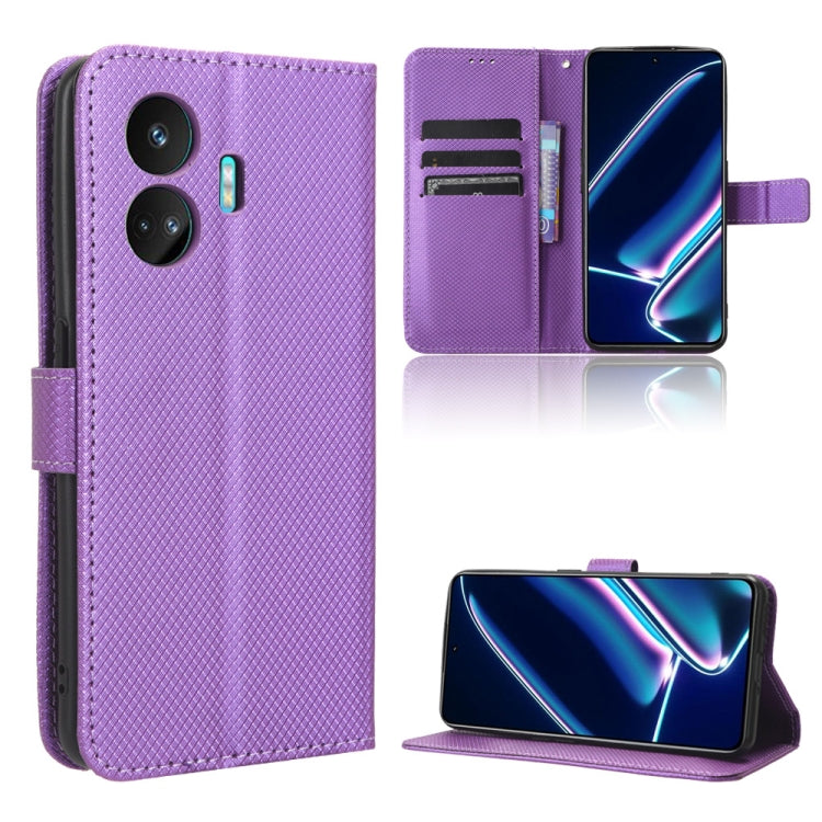 Diamond Texture Leather Phone Case, For Realme C53 4G / Narzo N53 4G, For Realme 11 5G, For Realme 11 Pro / 11 Pro+, For Realme C65 4G, For Realme GT Neo5 SE