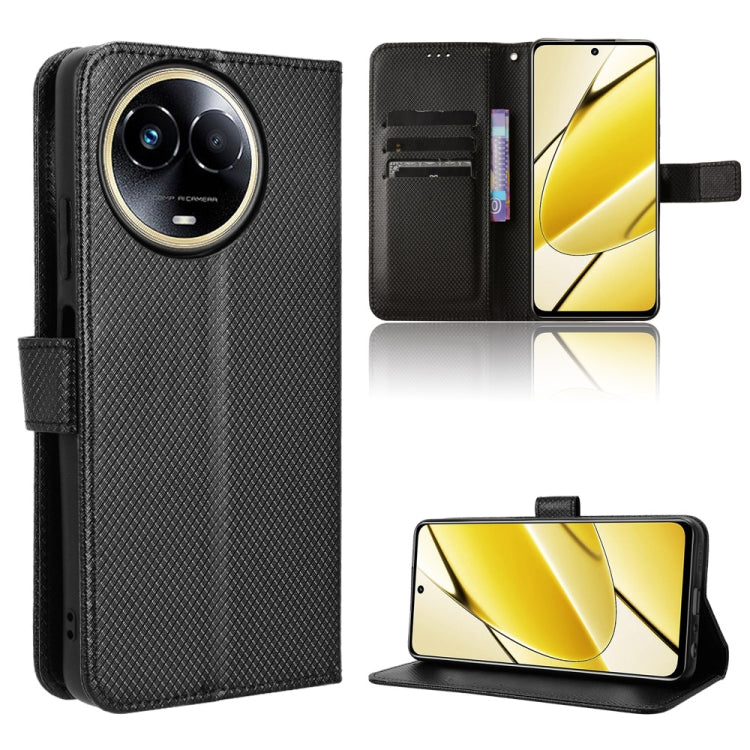Diamond Texture Leather Phone Case, For Realme 12 5G / 12X 5G, For Realme Narzo 70 Pro 5G, For Realme 12+ 5G, For Realme Note 50 4G, For Realme 12 Pro / 12 Pro+ 5G, For Realme C67 4G, For Realme 11 4G Foreign, For Realme GT5 5G                         ...