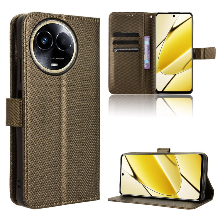 Diamond Texture Leather Phone Case, For Realme 12 5G / 12X 5G, For Realme Narzo 70 Pro 5G, For Realme 12+ 5G, For Realme Note 50 4G, For Realme 12 Pro / 12 Pro+ 5G, For Realme C67 4G, For Realme 11 4G Foreign, For Realme GT5 5G                         ...