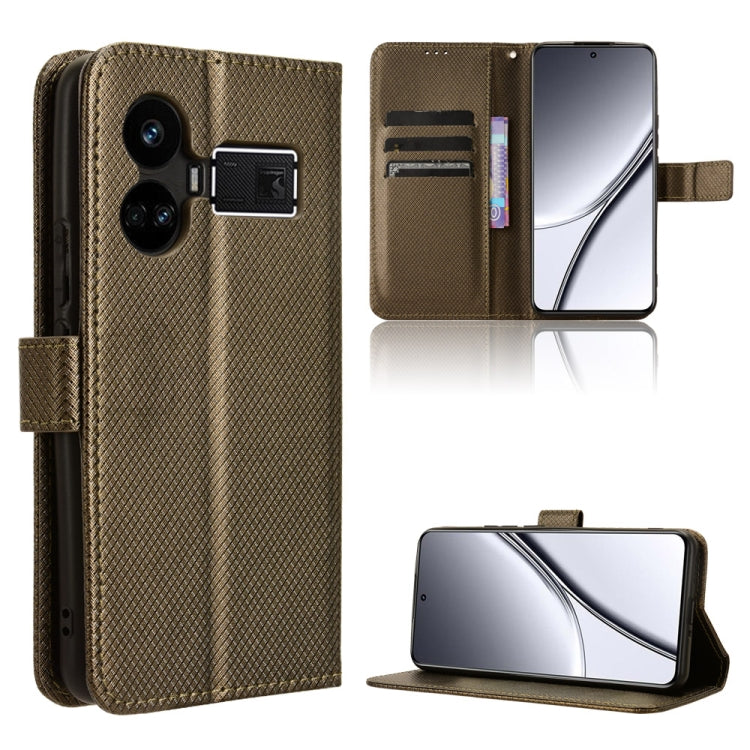 Diamond Texture Leather Phone Case, For Realme 12 5G / 12X 5G, For Realme Narzo 70 Pro 5G, For Realme 12+ 5G, For Realme Note 50 4G, For Realme 12 Pro / 12 Pro+ 5G, For Realme C67 4G, For Realme 11 4G Foreign, For Realme GT5 5G                         ...