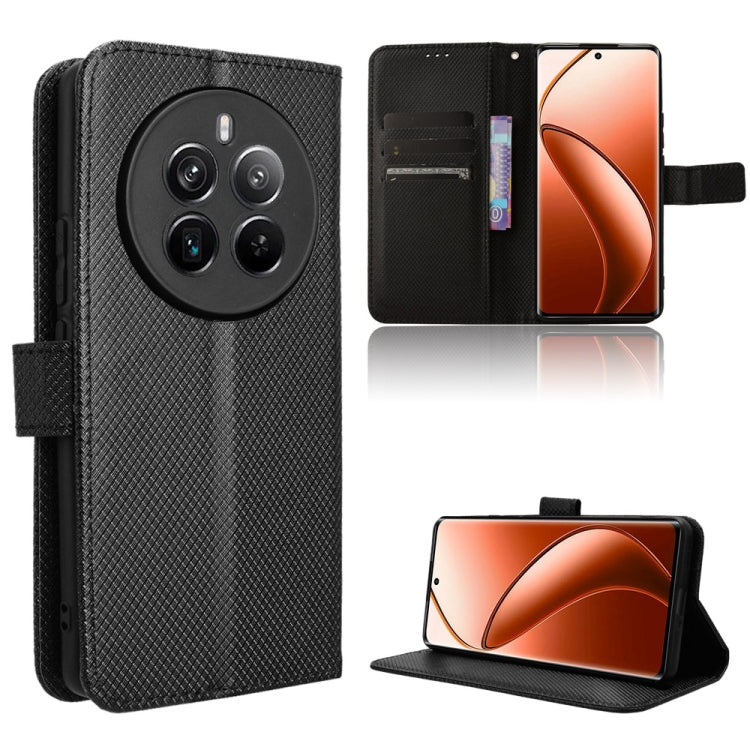 Diamond Texture Leather Phone Case, For Realme 12 5G / 12X 5G, For Realme Narzo 70 Pro 5G, For Realme 12+ 5G, For Realme Note 50 4G, For Realme 12 Pro / 12 Pro+ 5G, For Realme C67 4G, For Realme 11 4G Foreign, For Realme GT5 5G                         ...